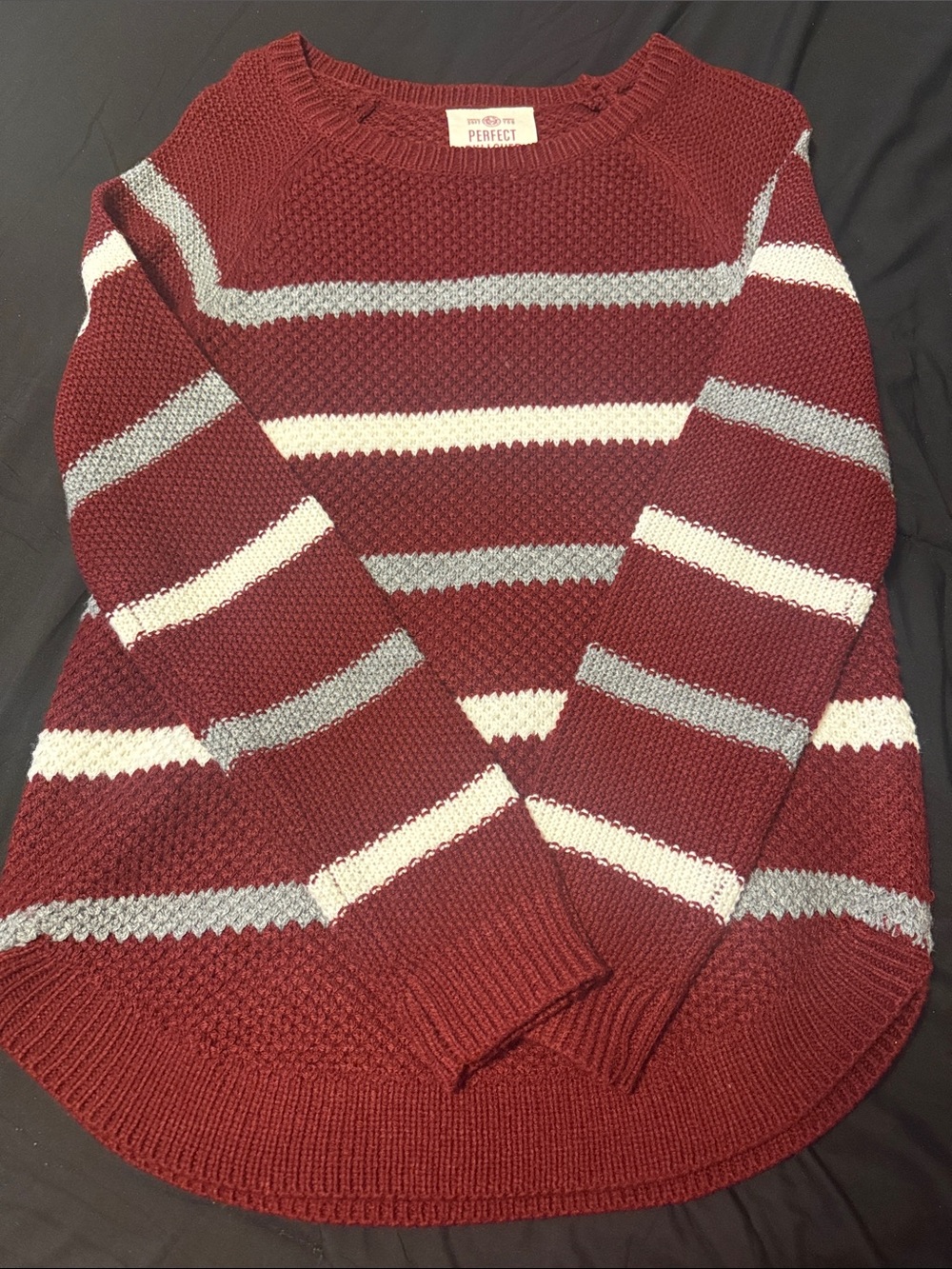 Cozy Striped Crewneck Sweater